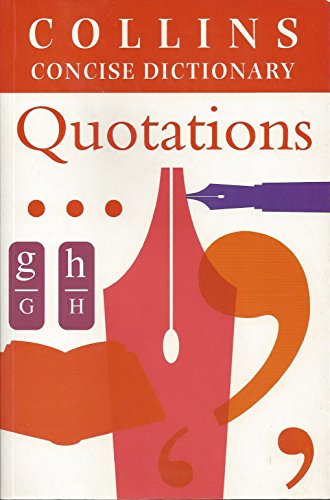 9780004722146: Quotations (Collins Dictionary of)