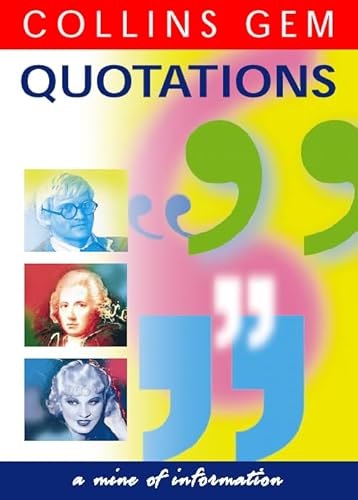 9780004722870: Quotations (Collins Gem)