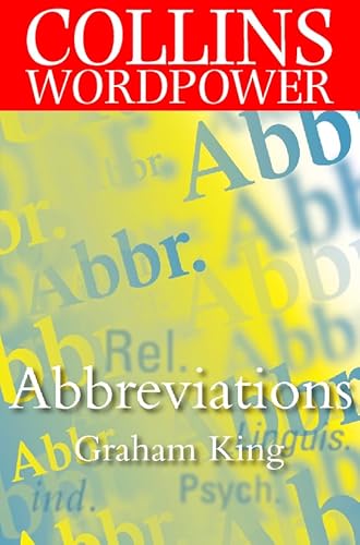 Imagen de archivo de Abbreviations (Collins Word Power) a la venta por WorldofBooks