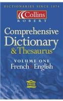 Stock image for Collins-Robert Comprehensive Dictionary and Thesaurus: Volume 1, French-English / Le Robert & Collins Super Senior: Volume 1: Français-Anglais: French-English Vol 1 for sale by AwesomeBooks