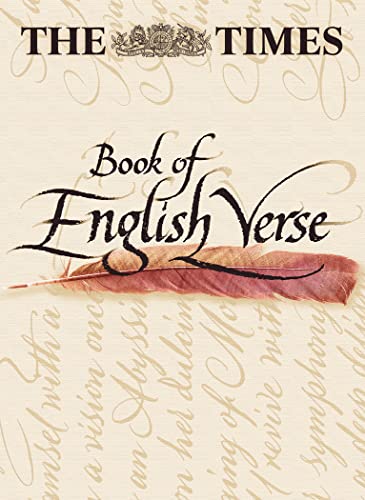 Stock image for The Times Book of English Verse for sale by Merandja Books