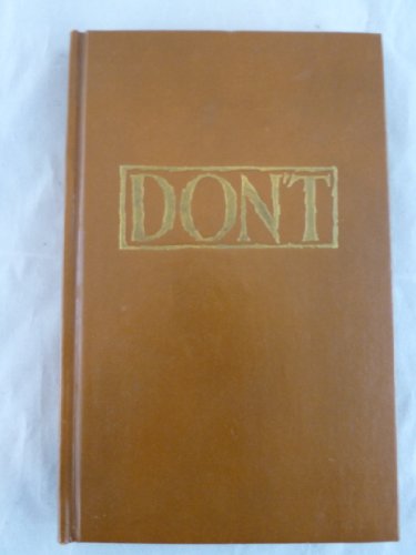 Beispielbild fr Don't : A Little Book of Early American Gentility zum Verkauf von Better World Books