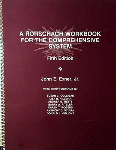 9780004812595: A Rorschach Workbook for the Comprehensive System