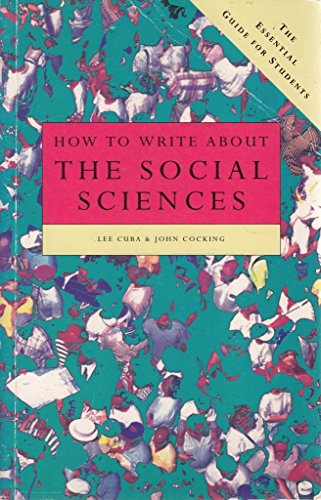 Stock image for How to Write About Social Science: The Essential Guide for Students for sale by WorldofBooks