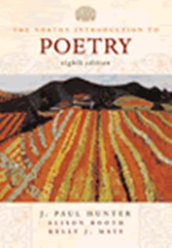 Stock image for Norton Introduction to Poetry (8th Edition) Text Only for sale by Discover Books