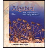 9780005648346: Algebra with Trigonometry for College Students - Textbook Only