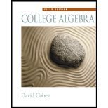 College Algebra - Textbook Only (9780005728291) by David W. Cohen