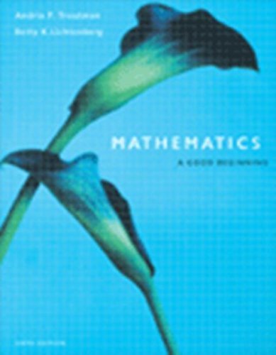 9780005876107: MATHEMATICS:GOOD BEGINNING-W-C [Paperback] by Troutman, Andria P.