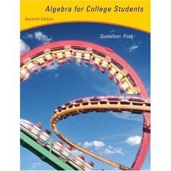 Algebra for College Students- Text Only (9780005946435) by Roy David Gustafson