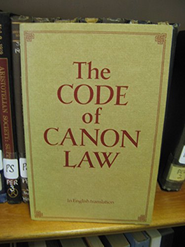 Beispielbild fr New Code of Canon Law zum Verkauf von WorldofBooks