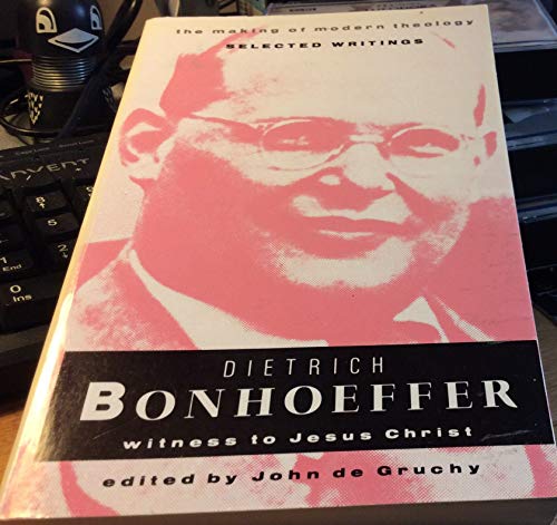 Imagen de archivo de Dietrich Bonhoeffer Theologian Christian Contemporary a la venta por SecondSale