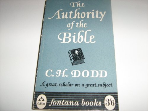 Stock image for The Authority of the Bible for sale by The Maryland Book Bank