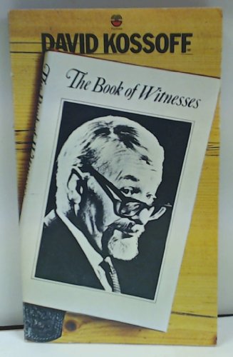 Imagen de archivo de The Book of Witnesses a la venta por SecondSale
