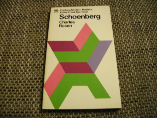 Beispielbild fr Schoenberg (Modern Masters) zum Verkauf von WorldofBooks