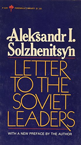 Imagen de archivo de Letter to Soviet Leaders a la venta por WorldofBooks