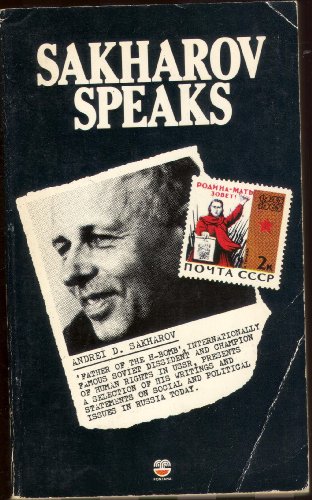 Stock image for Sakharov Speaks for sale by AwesomeBooks