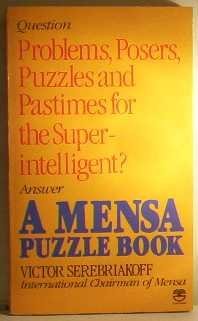 Stock image for Mensa Puzzle Book for sale by AwesomeBooks