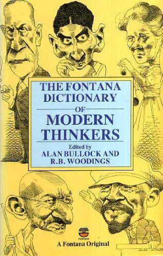 Beispielbild fr Fontana Dictionary of Modern Thinkers zum Verkauf von Ammareal