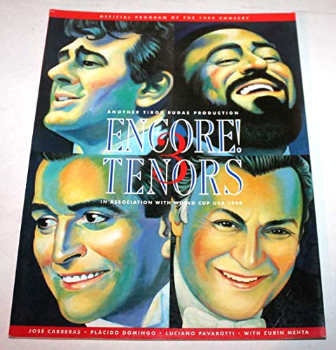 Stock image for Encore! 3 Tenors (English, French, Italian, Latin and Spanish Edition) for sale by Hastings of Coral Springs