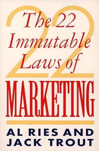 Stock image for 22 Immutable Laws of Marketing for sale by AwesomeBooks