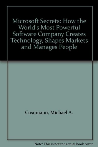 9780006387855: Microsoft Secrets: How the World's Most Powerful Software Company Creates Technology, Shapes Markets and Manages People