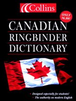 Beispielbild fr Collins Canadian English Ringbinder Dictionary zum Verkauf von Wonder Book