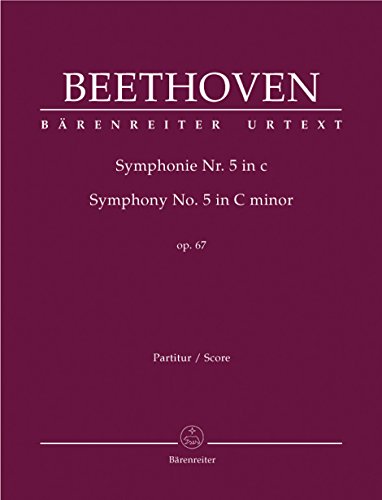 9780006500254: Symphonie Nr. 5 c-Moll op. 67. Partitur, Urtextausgabe. BRENREITER URTEXT