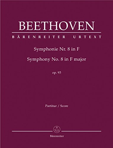 Imagen de archivo de Beethoven: Symphony No. 8 in F Major, Op. 93 (Full Score) a la venta por GF Books, Inc.