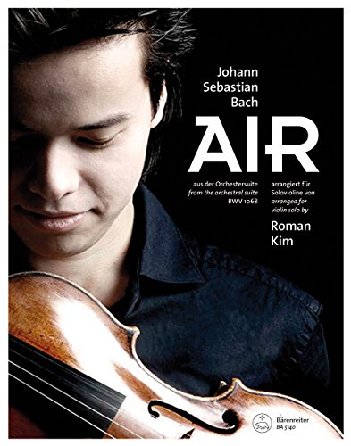 Stock image for Bach: Air from the Orchestral Suite, BWV 1068 (arr. for solo violin) for sale by GF Books, Inc.