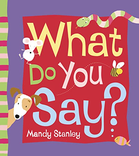 Imagen de archivo de What Do You Say? a la venta por WorldofBooks