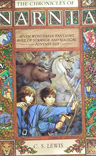 Stock image for The Chronicles of Narnia in Seven Volumes; 1. 'The Magician's Nephew', 2. 'The Lion, the Witch and the Wardrobe', 3. 'The Horse and His Boy', 4.'Prince Caspian', 5. 'The Voyage of the Dawn Treader', 6. 'The Silver Chair' and 7. 'The Last Battle'. By C.S. Lewis. LONDON : 1990. for sale by Rosley Books est. 2000