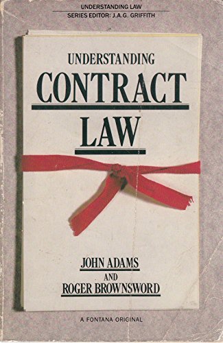 Imagen de archivo de Understanding Contract Law (Understanding Law) a la venta por Goldstone Books