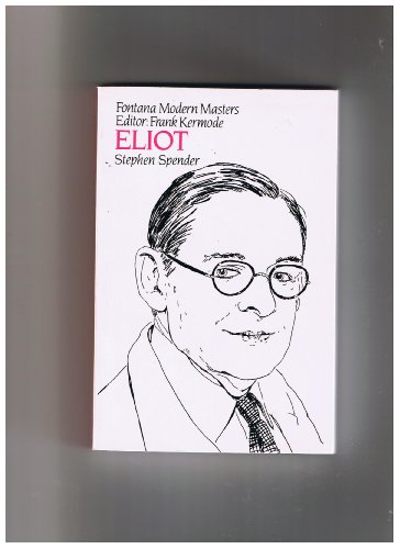 Stock image for Eliot (Modern Masters) for sale by WorldofBooks