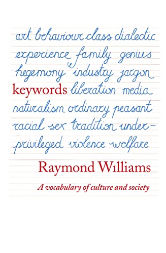 9780006861508: Keywords: A Vocabulary of Culture and Society