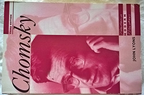 Imagen de archivo de Fontana Modern Masters - Chomsky a la venta por Brit Books