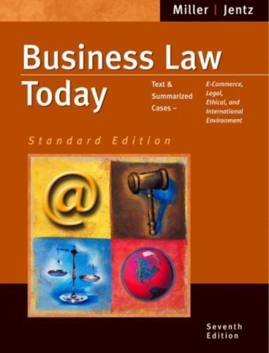 9780006897835: Business Law Today: Standard Edition (Text Only)