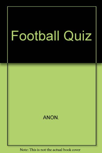 9780006917403: Football Quiz 1980-81