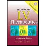 Manual of I.V. Therapeutics - Textbook Only (9780007050017) by Phillips, Lynn Dianne