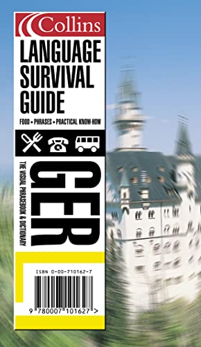 Imagen de archivo de Collins German Language Survival Guide: A Visual Phrasebook and Dictionary (Collins Language Survival Guide) a la venta por AwesomeBooks