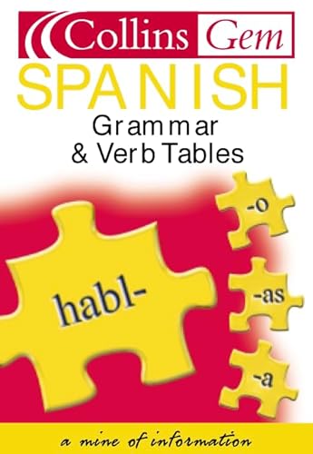 Beispielbild fr Spanish Grammar and Verb Tables (Collins Gem) (German Edition) zum Verkauf von MusicMagpie