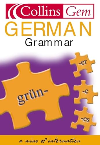 Beispielbild fr Collins Gem German Grammar zum Verkauf von ThriftBooks-Atlanta