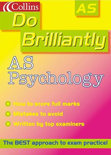 9780007107476: Do Brilliantly At – AS Psychology (Do Brilliantly at... S.)