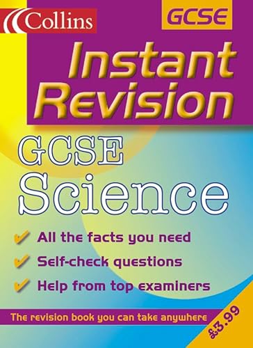 Stock image for Instant Revision    GCSE Science (Collins Study & Revision Guides) for sale by AwesomeBooks