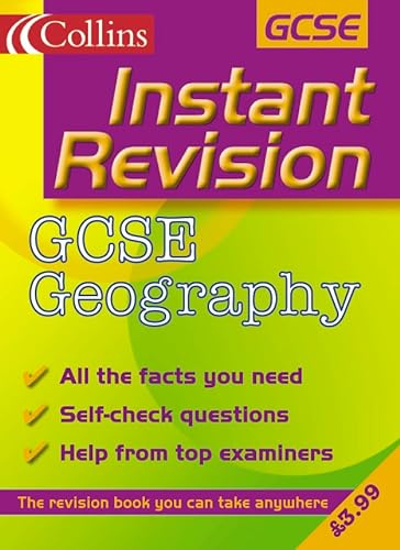 Imagen de archivo de Instant Revision - GCSE Geography a la venta por AwesomeBooks