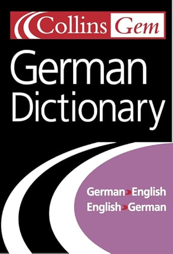 Beispielbild fr German Dictionary (Collins Gem) zum Verkauf von WorldofBooks