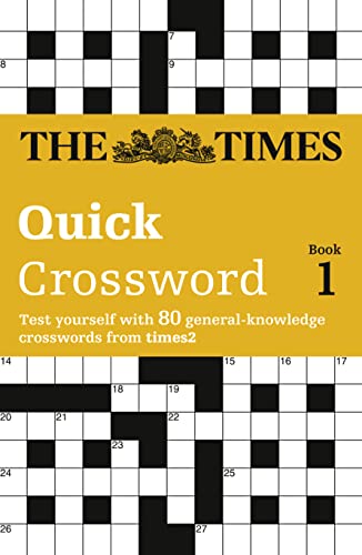 Stock image for The Times Quick Crossword Book 1 for sale by Blackwell's