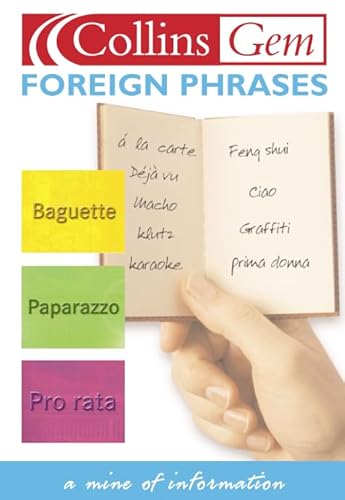 Beispielbild fr Collins Gem  " Foreign Phrases zum Verkauf von WorldofBooks