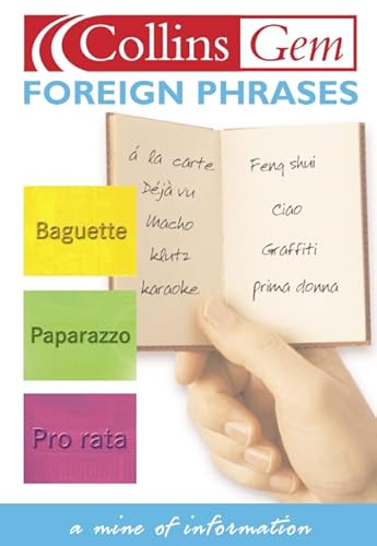 9780007121878: Collins Gem – Foreign Phrases
