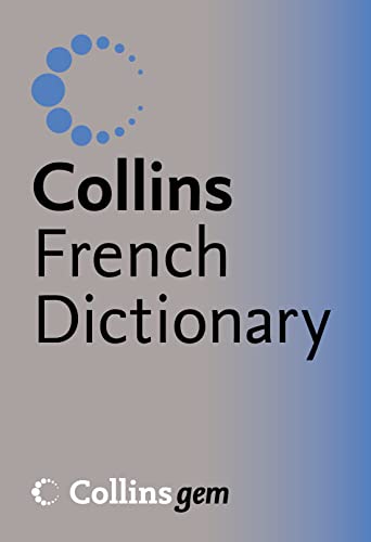 Stock image for French Dictionary (Collins Gem) for sale by WorldofBooks