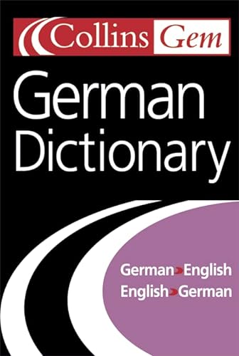 9780007126231: German Dictionary (Collins Gem) [Idioma Ingls]